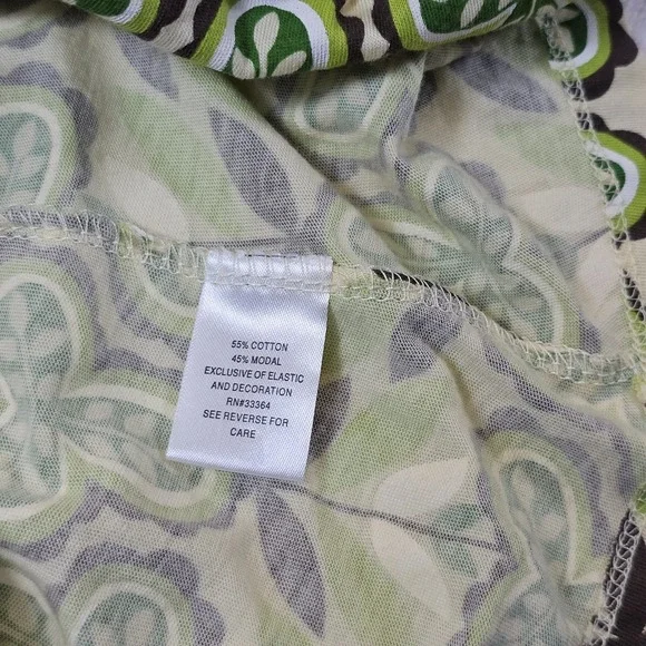 Vintage Y2K Womens Medium Baby Doll Lace Tank Top Green Floral 90s Bella Swan - Picture 6 of 10